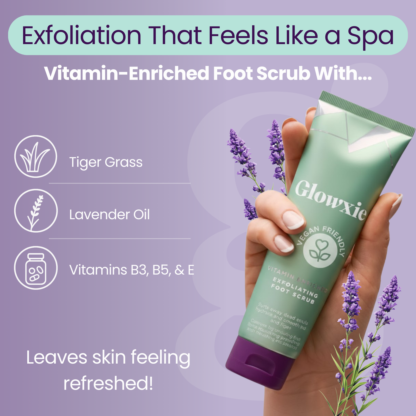 Glowxie Triple Smooth Trio - File, Scrub & Cream
