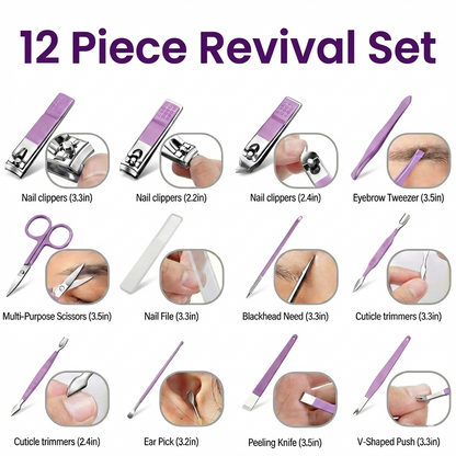 Manicure Nail Revival Set 12-Piece