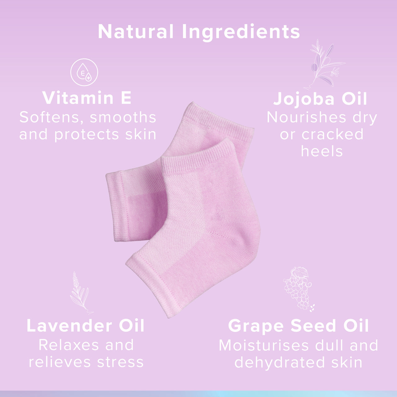 Glowxie Miracle Heel Socks