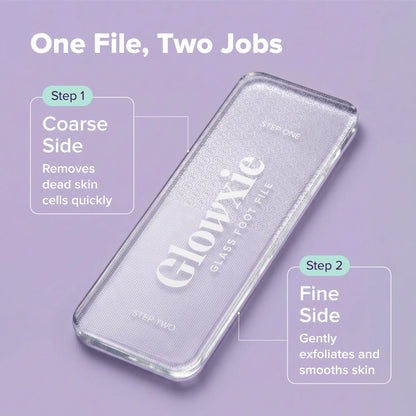 Glowxie Triple Smooth Trio - File, Scrub & Cream