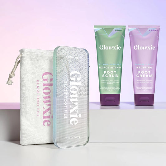 Glowxie Triple Smooth Trio - File, Scrub & Cream